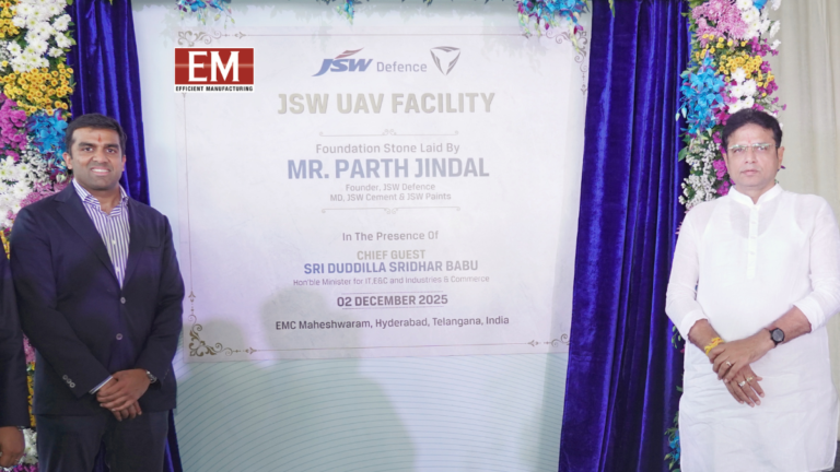 JSW Defence Commences Construction of Next-Gen UAS Facility in Hyderabad